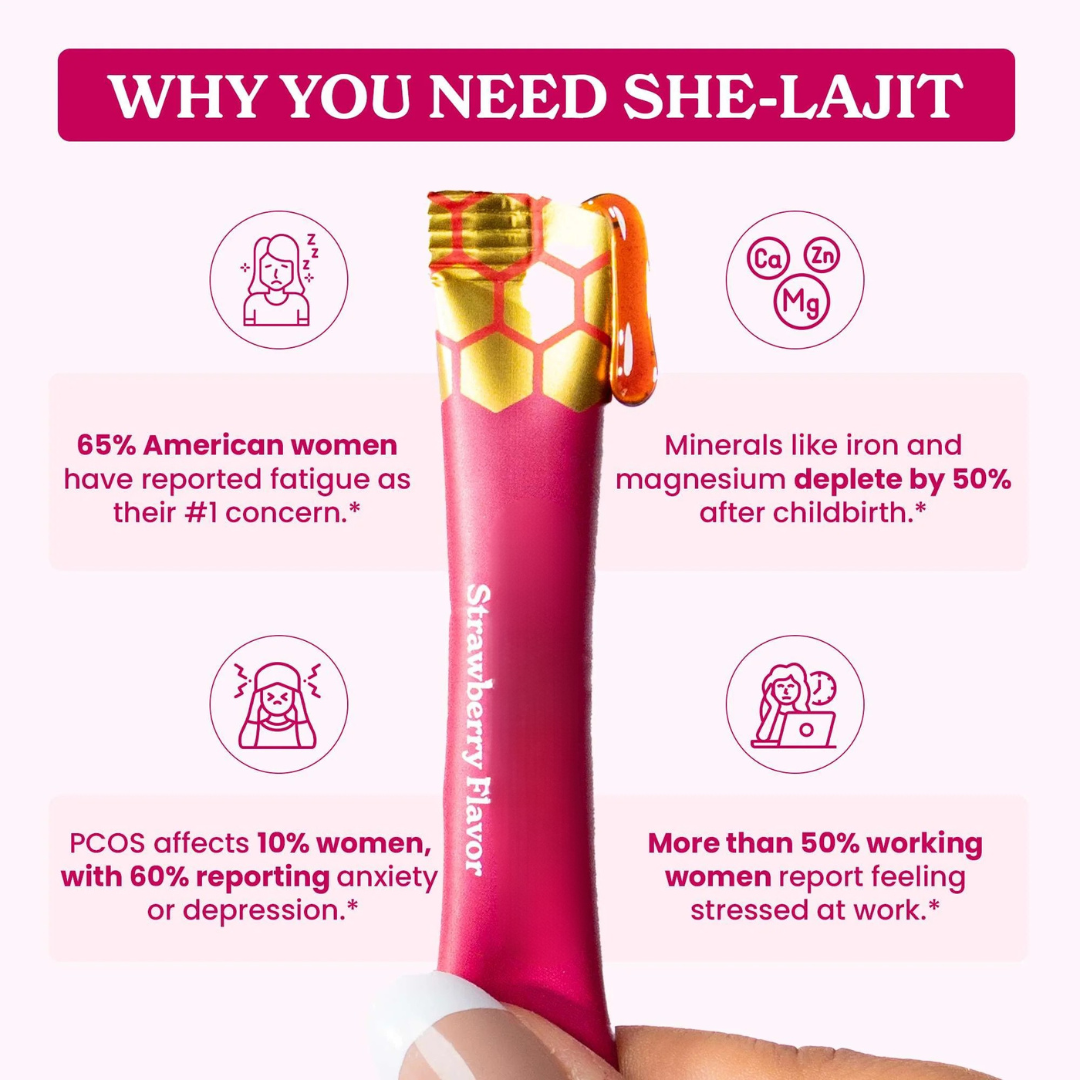 DailyWellness™ She-Lajit Women’s Vital Honey Sticks