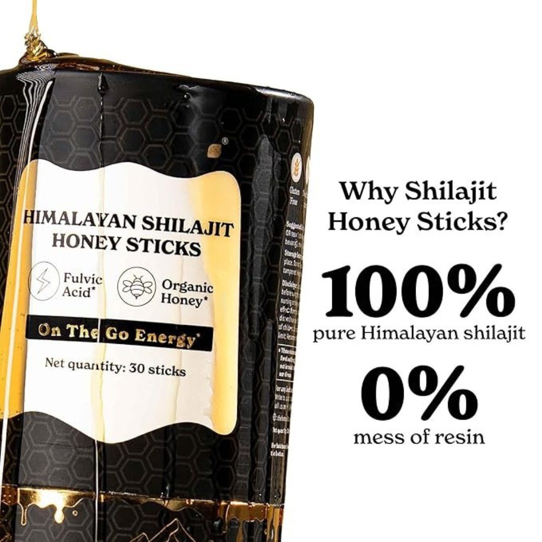 DailyWellness™ Pure Shilajit Honey Sticks