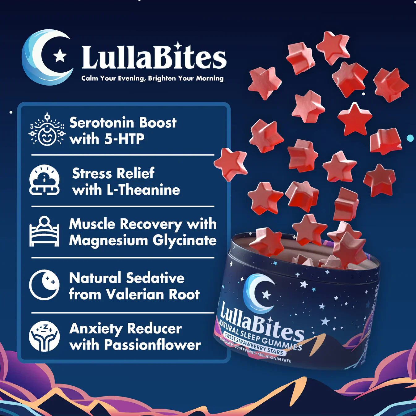 DailyWellness™  Sleep Gummies Lullabites
