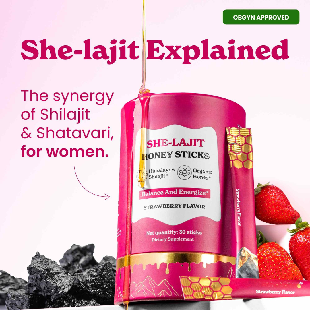 DailyWellness™ She-Lajit Women’s Vital Honey Sticks