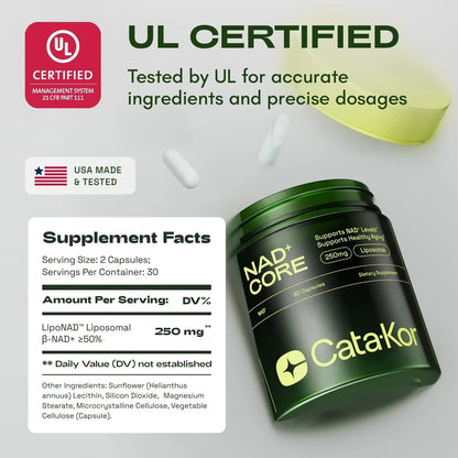 DailyWellness™ Cata-Kor NAD+ Anti-Aging Supplement