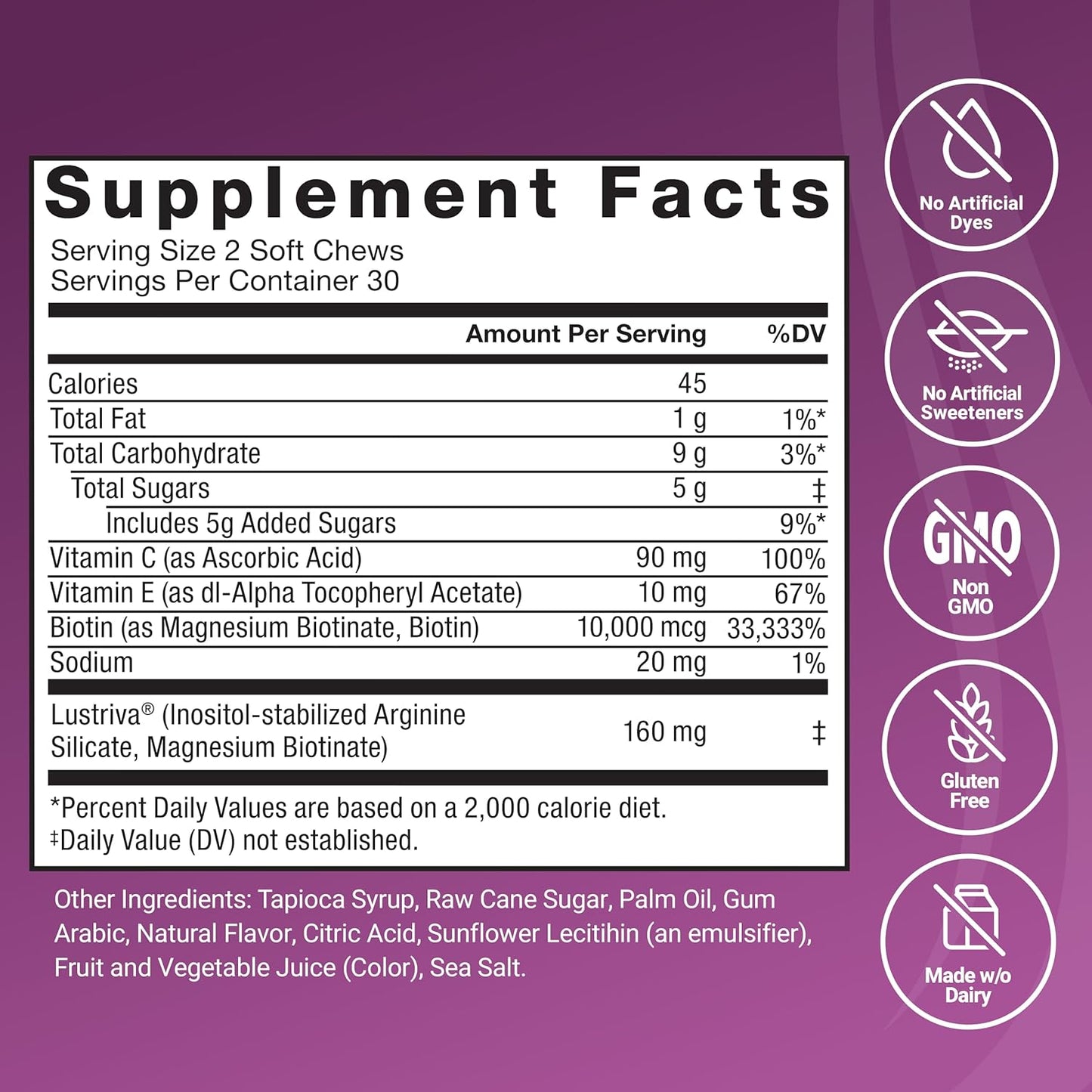 DailyWellness™ Hair Growth Accelerator Soft Chews