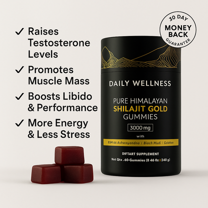 DailyWellness™ Pure Himalayan Shilajit Gold Gummies