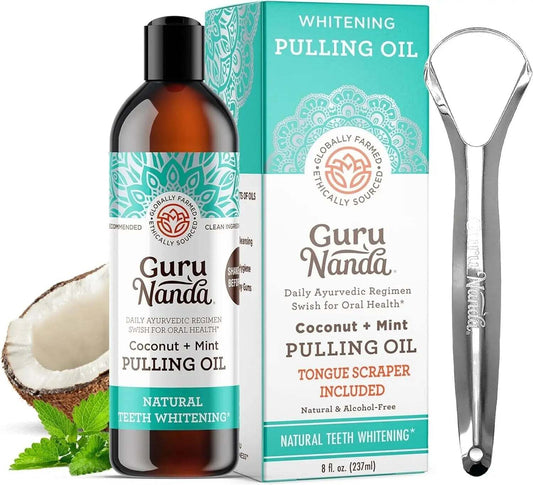 DailyWellness™ Guru Nanda Coconut Oil Pulling w/ Essential Oils