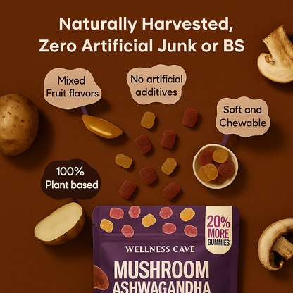 DailyWellness™ Mushroom Ashwagandha Gummies