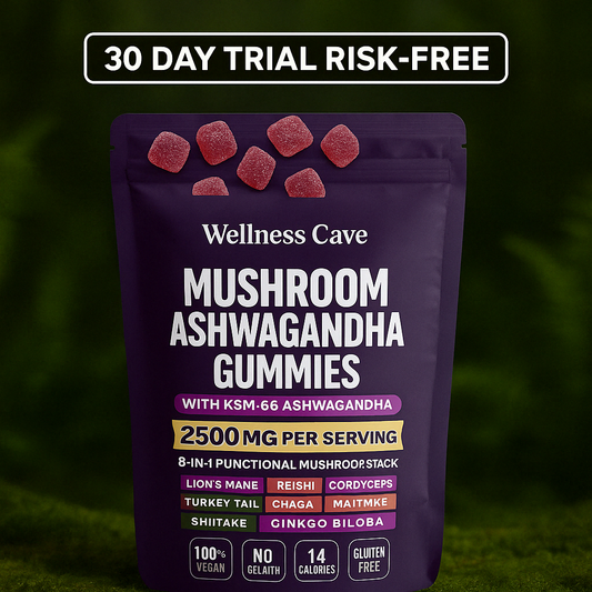 DailyWellness™ Mushroom Ashwagandha Gummies